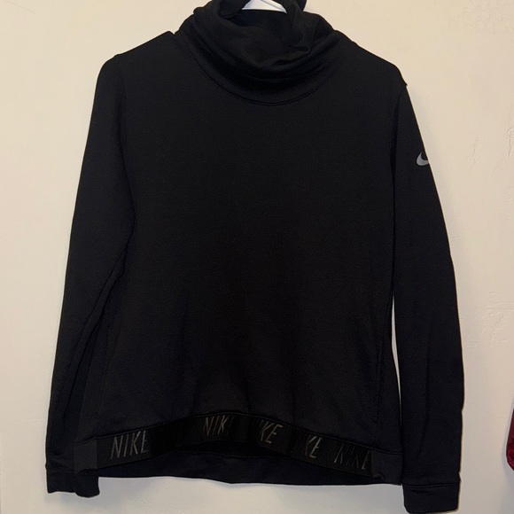 Nike Black Cowl Neck Sweatshirt - Picture 1 of 5